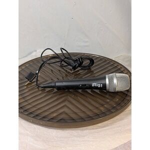 IK Multimedia iRig Mic Handheld Condenser Microphone for iOS Android Black